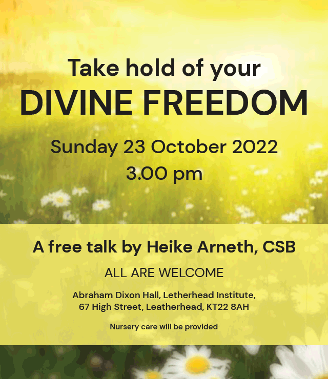 Christian Science in Dorking Home page